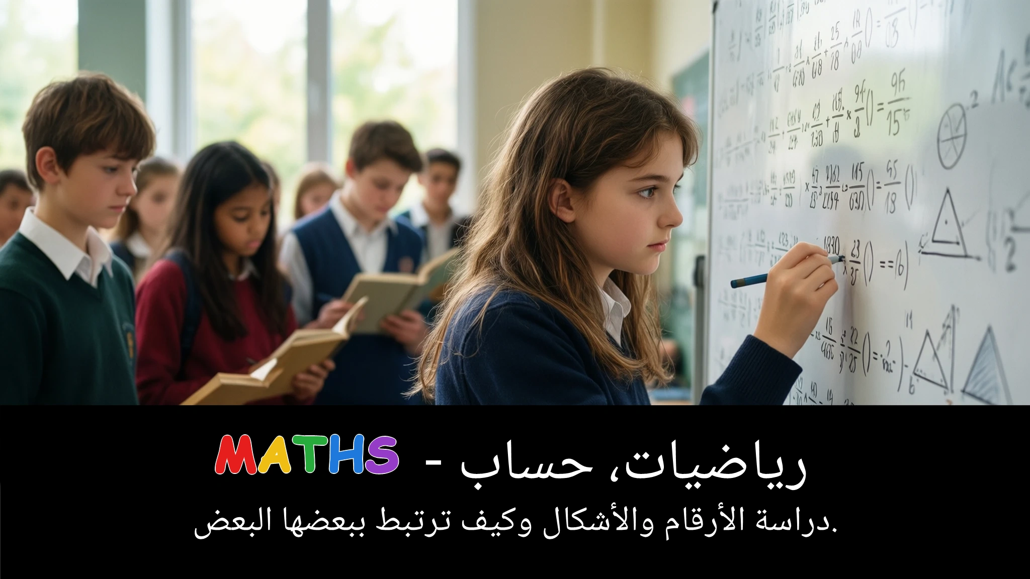 Arabic Illustration for maths